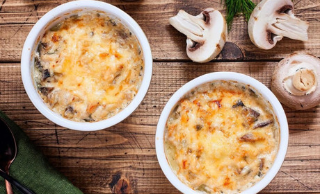 Як приготувати лінивий жульєн з куркою та печерицями