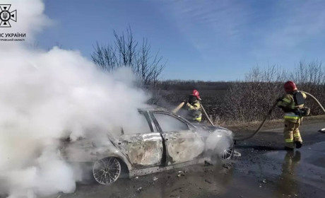 У Новопавлівській громаді горів автомобіль