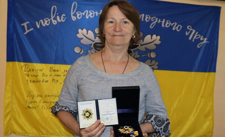 Ірина Коляса, волонтерка з великим серцем, нагороджена орденом «Патріот України»