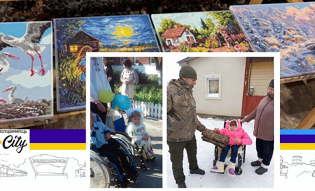 Через 10 років дівчинка з інвалідністю з Великих Цепцевич підтримала воїна, який вів її у 1-й клас