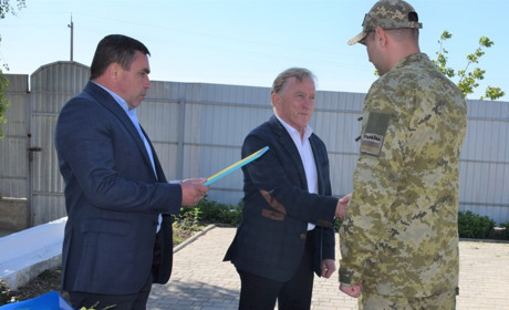 У День прикордонника Біляївська міська рада приїхала до загону, щоб привітати військовослужбовців