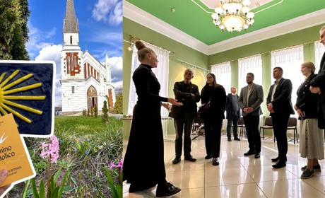 У Жмеринці з візитом Президент Європейської Федерації Шляху святого Якова Ільдефонсо де ла Кампа