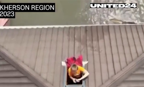 United24 у відео про дрони показали, як рятували людей на Херсонщині після підриву Каховської ГЕС