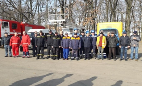 В Умані перевіряли готовність рятувальників до надзвичайних ситуацій в осінньо-зимовий період