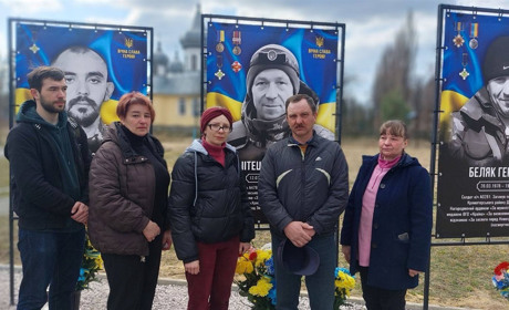 На Звягельщині відкрили Алею Героїв на честь загиблих воїнів-земляків