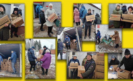 Ворожбянська громада отримала чергову гуманітарну допомогу від благодійників