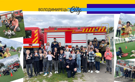 У Володимирецькому ліцеї №1 пройшли тематичні змагання на пожежно-рятувальну тематику