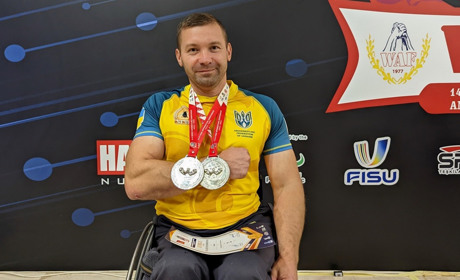 Уманщина вітає Володимира Дорошенка - призера чемпіонату світу з пара армрестлінгу