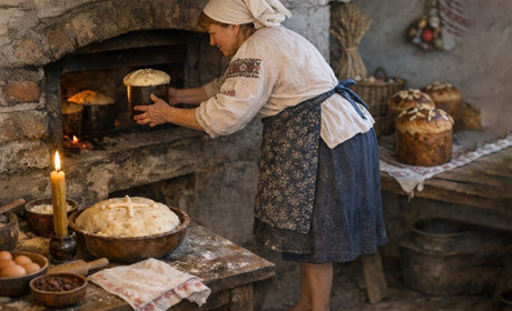Від паски до сирних коників: як виглядав традиційний великодній стіл