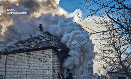 Артобстріл російських військових спричинив пожежу в Куп’янську