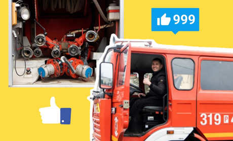 1000 автомобілів свободи: з Дрогобича на фронт до артилеристів поїхала пожежна машина