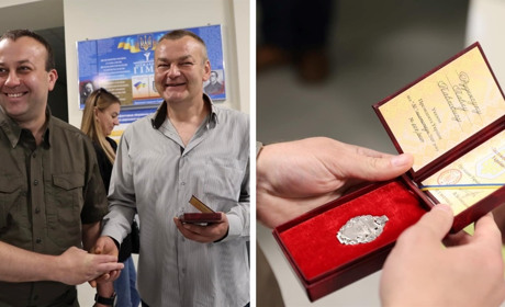Жмеринчанин Павло Руденчук здав 47 літрів крові та отримав медаль Почесного донора України