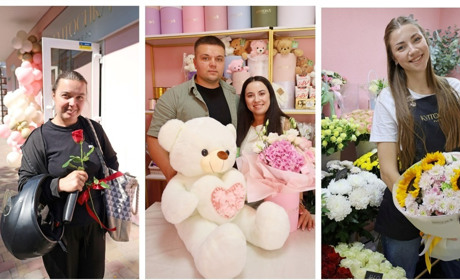 У Жмеринці захисник відкрив магазин квітів «Квіточка»: доставка квітів і подарунків