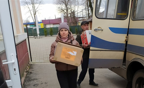 До Шостки прибув гуманітарний вантаж з Шотландії