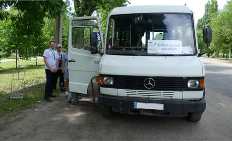 У Мар'їнському районі курсує кілька безкоштовних соціальних автобусів 