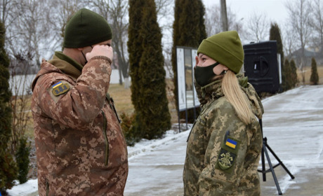 В Барі привітали військовослужбовців з Днем Збройних сил України