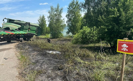 У Глухівській громаді на міні підірвався комбайнер