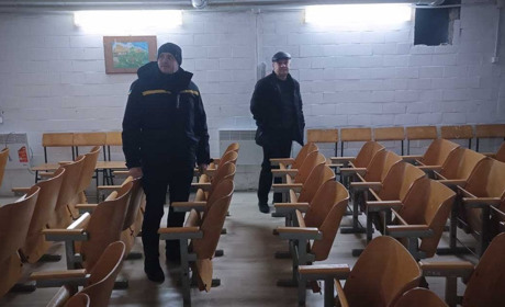 Рятувальники обстежили укриття переяславського ліцею: чи можна його використовувати?
