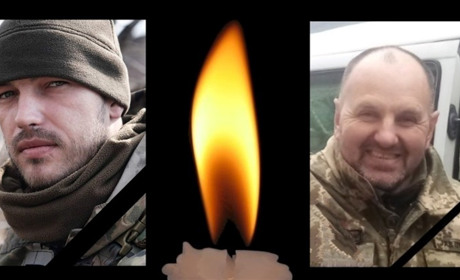 І знову відразу двох загиблих Героїв хоронила Чортківщина – Стасишина Юрія та Шкрибайла Романа