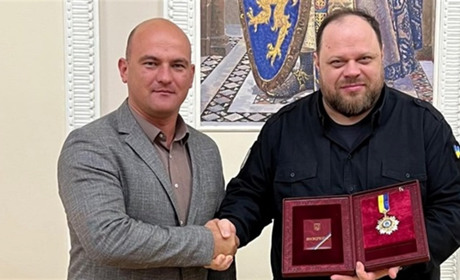 Спікер українського парламенту Руслан Стефанчук став почесним громадянином Чорткова
