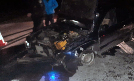 На Херсонщині п'яний водій не розминувся з дорожнім знаком