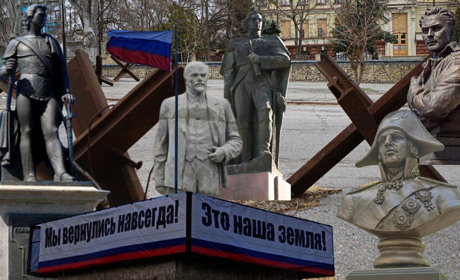 Ідеологія в бронзі: навіщо Росія “засіває” окуповану Херсонщину своїми монументами