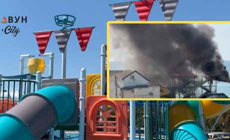 В окупованому Залізному Порту на Херсонщині росіяни знищили відомий аквапарк