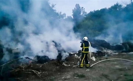 На Смілянщині горів полігон твердих побутових відходів