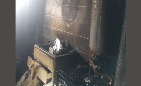 На Ржищівщині горів двоповерховий будинок