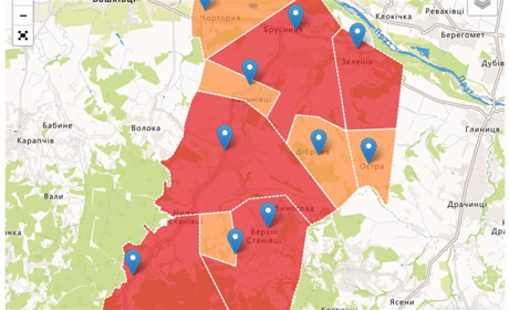 Територіальні виборчі округи Брусницької ОТГ