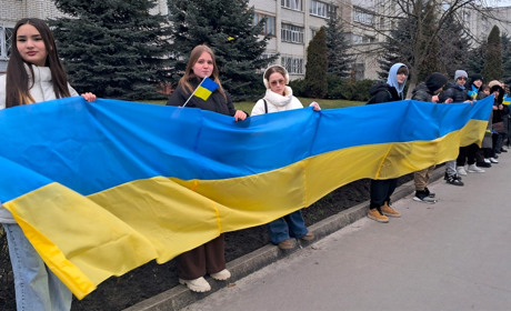 У День Соборності України в Нетішинській громаді був встановлений рекорд