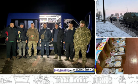 Волонтери Каноницької громади завезли гостинці землякам в ЗСУ
