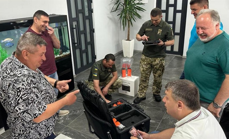 Измаильским пограничникам подарили дрон