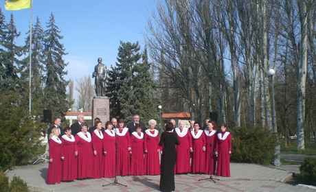 У Новій Каховці вшанували Великого Кобзаря