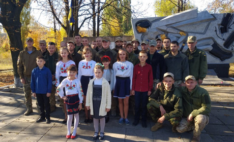 День захисника України відзначали у селах і селищах району (доповнено)