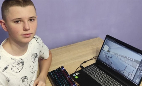 14-річний Матвій Сасін створює 3D-моделі будівель міста та розробляє гру про Красноград