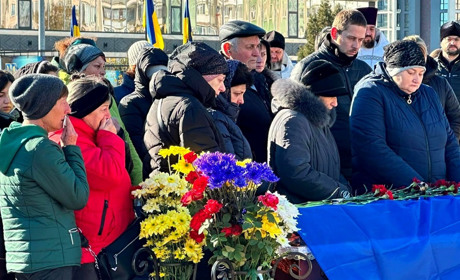 Південне попрощалося з військовим Миколою Березовським (ФОТО)