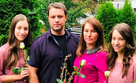 Новорічний привіт Корюківщині надіслала з Америки родина колишніх корюківчан Марченків