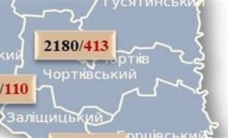 На Чортківщині 17 нових випадків COVID-19, один - летальний