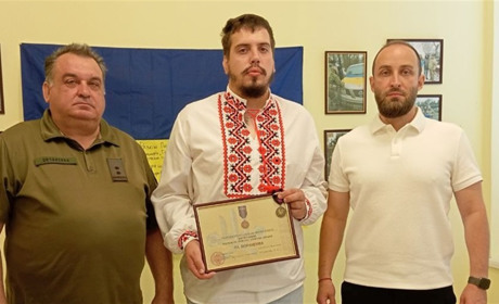 Гадячанина Олексія Коренівського нагородили відзнакою міністра оборони України