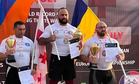 Стронгмен з Мелітополя став бронзовим призером кубка Європи