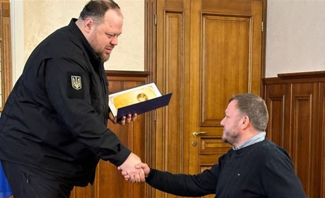 Відзнаку Голови Верховної Ради України отримав шосткинець Дмитро Васильцов