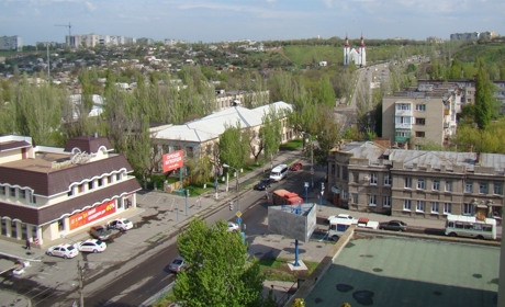 Западный проспект в Бердянске