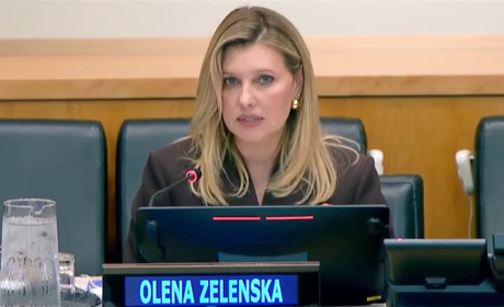 У Нью-Йорку Олена Зеленська розповіла про викрадених росіянами дітей з Херсона