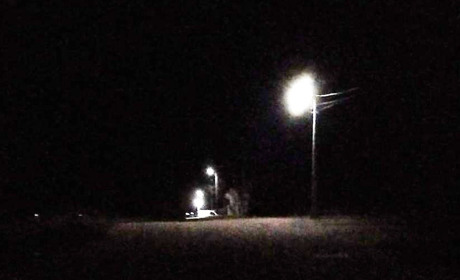 У Кагарлику продовжують монтувати вуличне освітлення