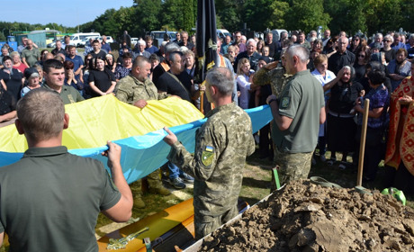 Чортків’яни попрощалися з воїном Цепендою Володимиром (+відео)