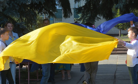 Наш стяг – то гордість України: урочистості в Кагарлику