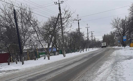 Рух автобусів з Біляївки на Одесу припинений через ожеледь на дорогах. Кільце працює