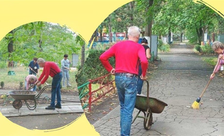 Із мітлами у руках: жовтоводці долучилися до Всесвітнього дня прибирання