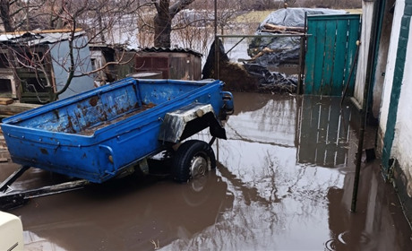 Велика вода на Гадяччині: підтопило городи, дороги та погреби